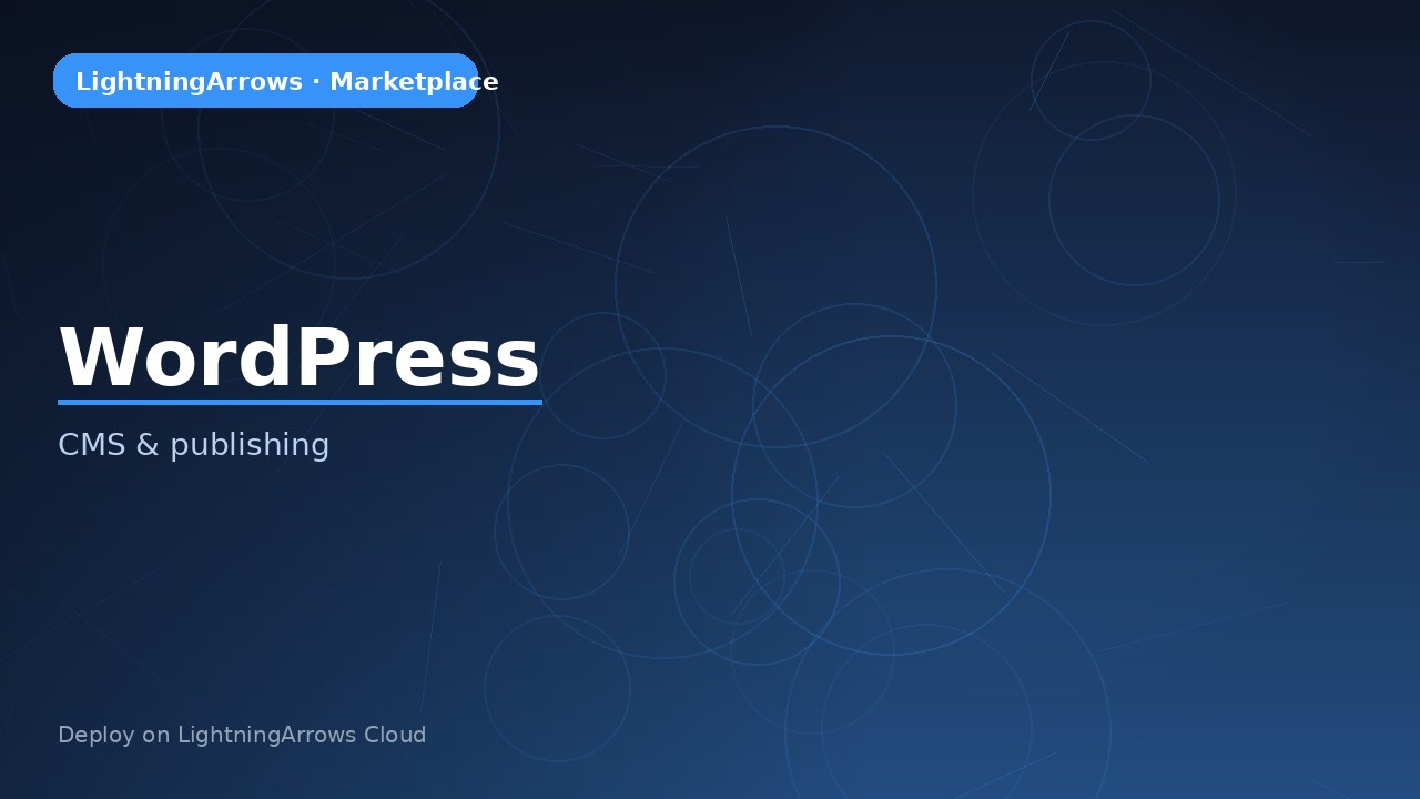 WordPress — LightningArrows marketplace