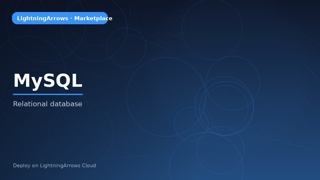 MySQL — LightningArrows marketplace