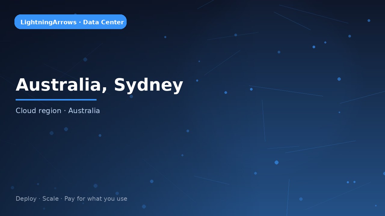 Australia, Sydney — LightningArrows data center