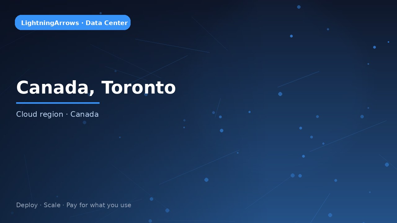 Canada, Toronto — LightningArrows data center