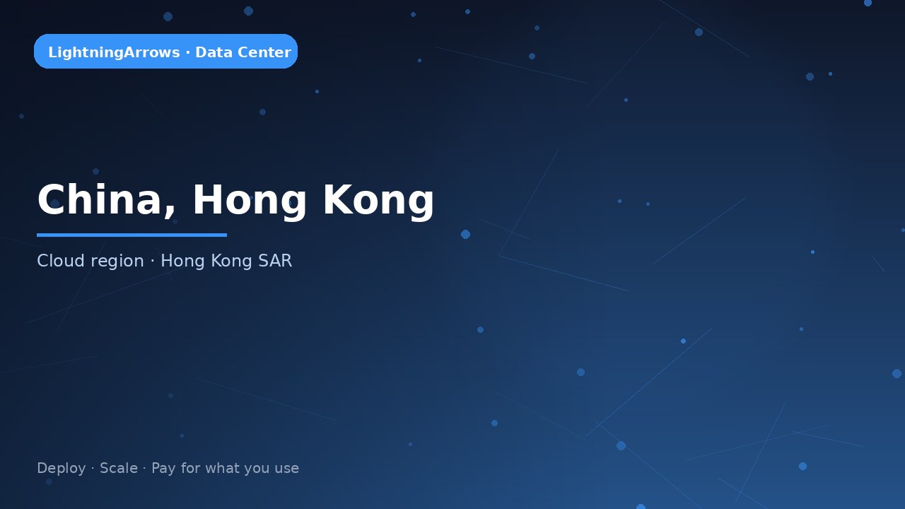China, Hong Kong — LightningArrows data center