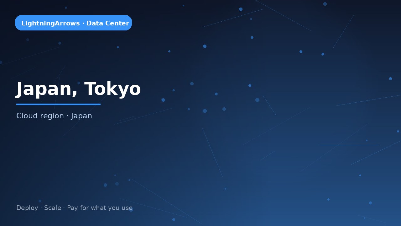 Japan, Tokyo — LightningArrows data center