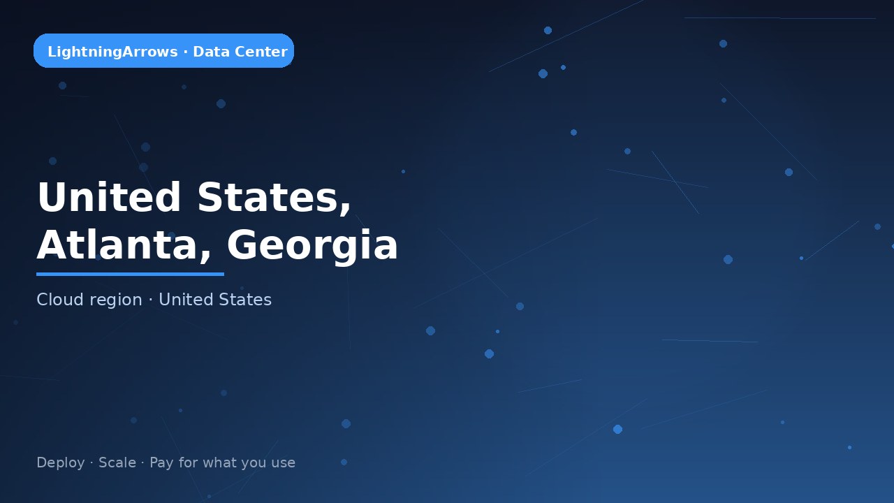 United States, Atlanta, Georgia — LightningArrows data center