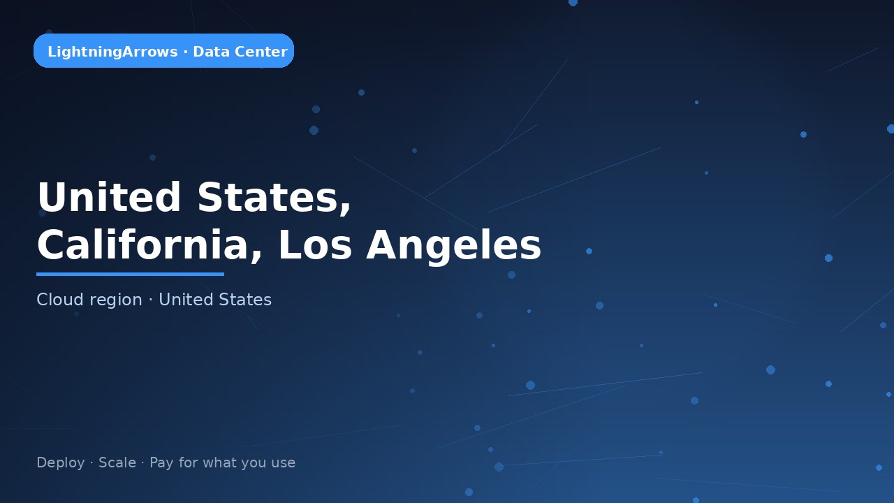 United States, California, Los Angeles — LightningArrows data center