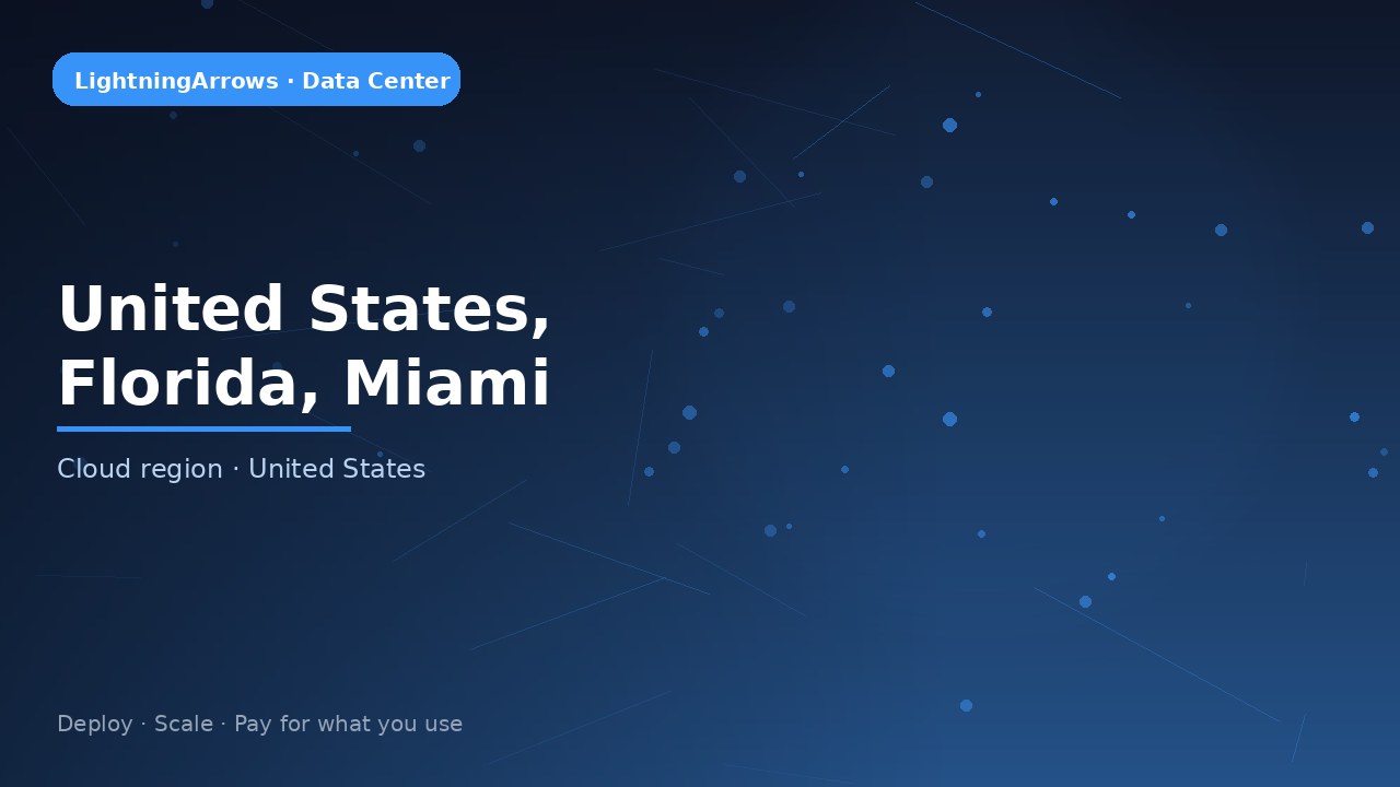 United States, Florida, Miami — LightningArrows data center