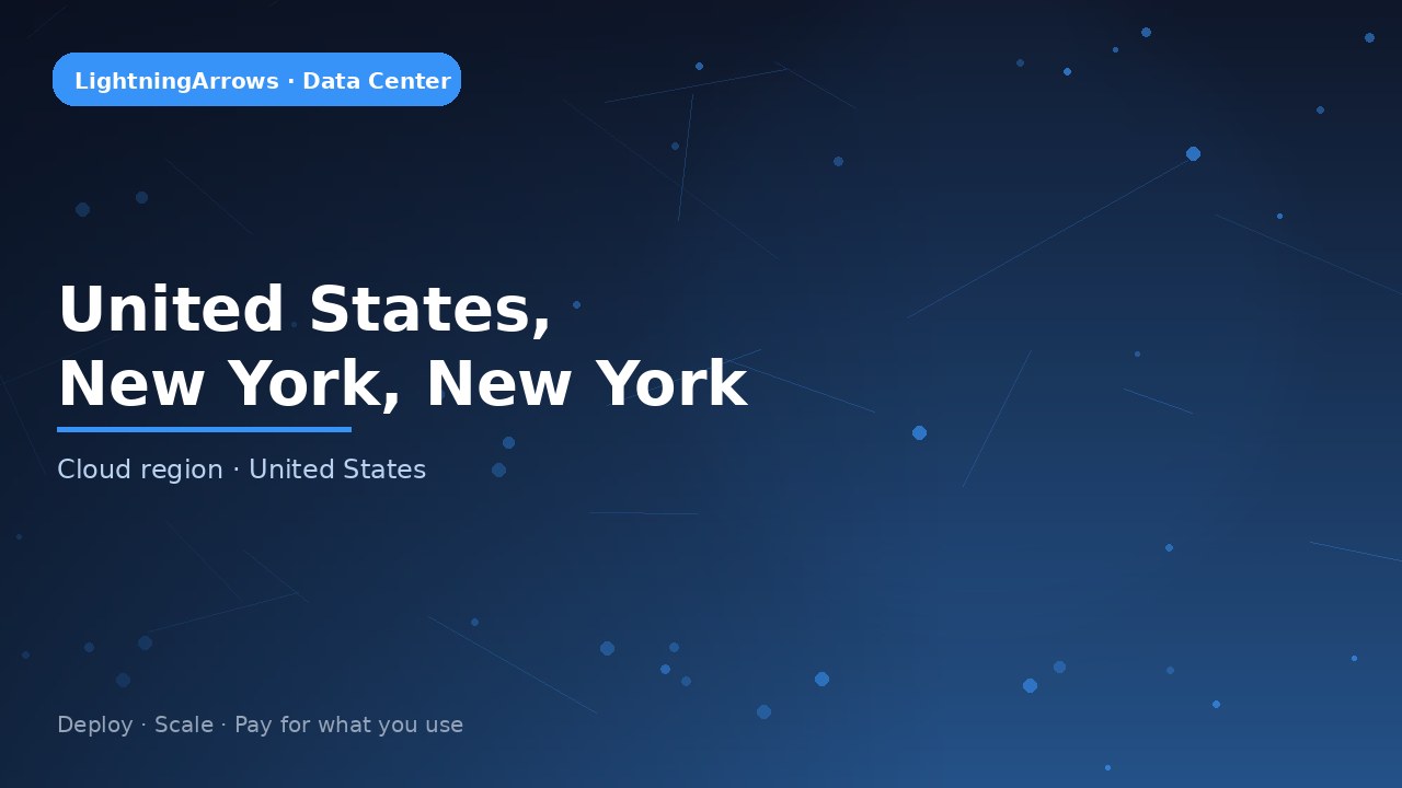 United States, New York, New York — LightningArrows data center