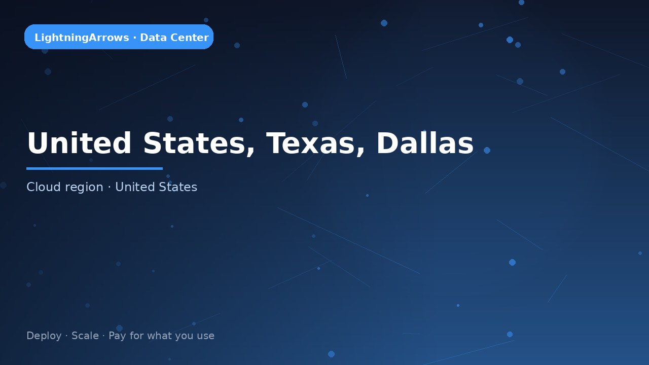 United States, Texas, Dallas — LightningArrows data center